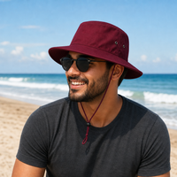 Slouch Hat Break-away Clip thumbnail 29 maroon moodboard