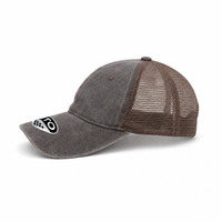 GTO Enzyme Washed Trucker Cap with Adjustable Mesh Back thumbnail 29 coffee left