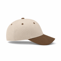 HBC Two-Tone Cap with Iconic Hudson's Bay Stripes thumbnail 68 natural coffee right