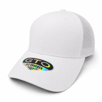 GTO 112 Trucker Hat with Ventilated Comfort and Adjustable Fit thumbnail 159 white angle