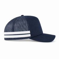 Flex Stripe A Frame High Profile Trucker Cap thumbnail 60 navy white right