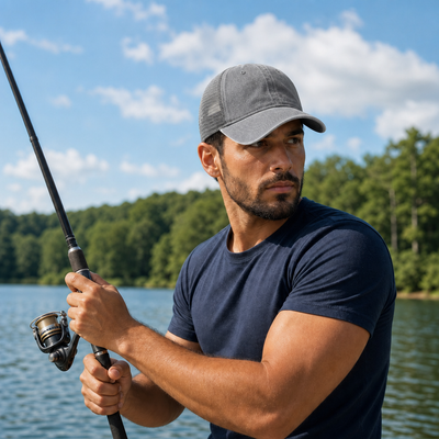 GTO Enzyme Washed Trucker Cap with Adjustable Mesh Back