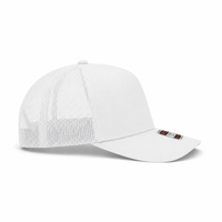Ottocap 32285 A-Frame 5-Panel Mesh Back Trucker Hat thumbnail 60 white right