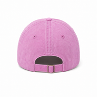 Flex Enzyme Washed Adjustable Baseball Cap thumbnail 47 pink back