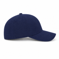 Cool & Dry Mini Piqué Mid Pro Cap with Comfort Stretch Sweatband thumbnail 8 solid navy right