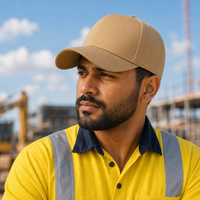 A Frame Flex Cap with Adjustable Snapback and Premium Cotton thumbnail 167 camel moodboard