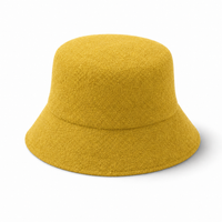Terry Towelling Flex Bucket Hat thumbnail 60 sunflower angle