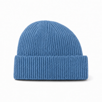 Premium Lambswool Flex Beanie with Cuff – Ultra Soft & Warm thumbnail 30 sky right