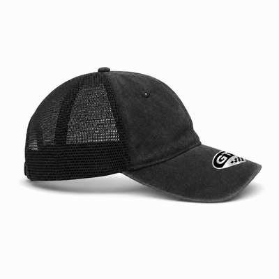 GTO Enzyme Washed Trucker Cap with Adjustable Mesh Back