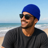 Premium Lambswool Flex Beanie with Cuff – Ultra Soft & Warm thumbnail 108 royal moodboard