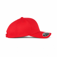 110GCC FLEXFIT 110 Cotton Twill Baseball Cap with Snapback thumbnail 3 red/red right