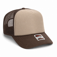 Ottocap 39165 High Crown Foam trucker with rope thumbnail 119 brown tan brown angle