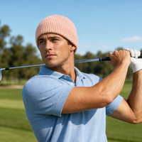 Premium Merino Wool Beanie with Cuff – Soft & Warm Knit Hat thumbnail 113 apricot moodboard