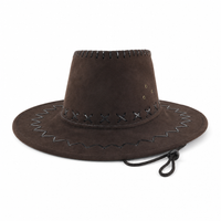 Cowboy Hat thumbnail 10 dark brown front