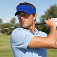Pro Series Breathable Adjustable Sports Visor thumbnail 55 royal blue moodboard