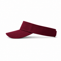 Flex Event Visor in Multiple Vibrant Colours thumbnail 101 maroon left