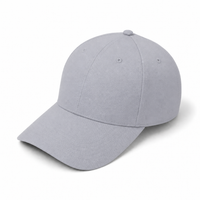 Cool & Dry Mini Piqué Mid Pro Cap with Comfort Stretch Sweatband thumbnail 24 solid silver angle