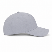 Cool & Dry Mini Piqué Mid Pro Cap with Comfort Stretch Sweatband thumbnail 23 solid silver right