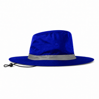 Hi Vis Reflector Safety Hat thumbnail 52 royal blue left