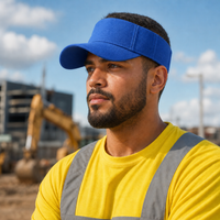 Pro Golf Visor with Adjustable Velcro Strap and Mesh Ventilation thumbnail 38 royal blue moodboard