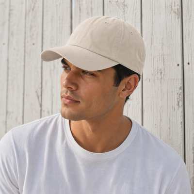 Flex Bamboo Eco-Friendly 6-Panel Unstructured Cap with Moisture-Wicking Sweatband