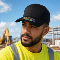 GTO 112 Trucker Hat with Ventilated Comfort and Adjustable Fit thumbnail 144 black moodboard