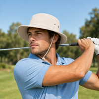 Brushed Heavy Sports Twill Wide Brim Hat with Sweatband thumbnail 31