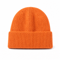 Premium Lambswool Flex Beanie with Cuff – Ultra Soft & Warm thumbnail 52 orange front