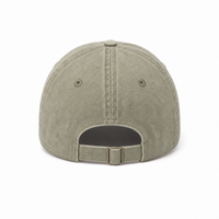 Flex Enzyme Washed Adjustable Baseball Cap thumbnail 19 khaki back