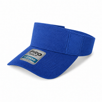 Pro Golf Visor with Adjustable Velcro Strap and Mesh Ventilation thumbnail 42 royal blue angle