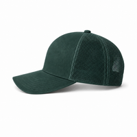 Kosiosko Structured Cotton Blend Trucker Hat thumbnail 22 dark green left