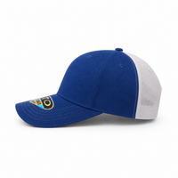 GTO 112 Trucker Hat with Ventilated Comfort and Adjustable Fit thumbnail 20 royal white left