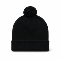 1124 POM POM BEANIE thumbnail 5 black back