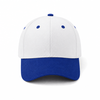 HBC Two-Tone Cap with Iconic Hudson's Bay Stripes thumbnail 51 white/royal front