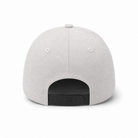 GTO 112 Trucker Hat with Ventilated Comfort and Adjustable Fit thumbnail 54 heather white back