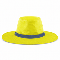 Hi Vis Reflector Safety Hat thumbnail 12 flouro yellow back