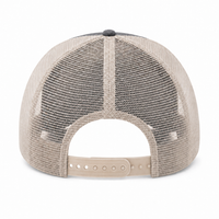 Flex Enzyme Trucker Cap with Metal Buckle Strap thumbnail 33 gray back