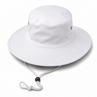 Surf Hat with Break-Away Strap in Wide Brim Design thumbnail 70 white angle