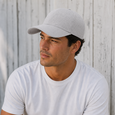 Flexfit Heatherlight Melange Cap in Grey Tones
