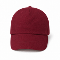 A Frame Dad Hat Unstructured thumbnail 72 maroon front