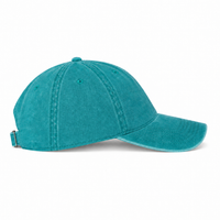 Flex Enzyme Washed Adjustable Baseball Cap thumbnail 70 teal darker right