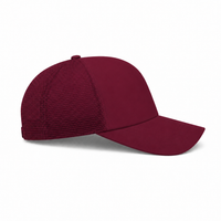 Rapper Flex High Crown Trucker Cap with Mesh Panels thumbnail 132 maroon right