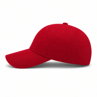 A Frame Flex Cap with Adjustable Snapback and Premium Cotton thumbnail 204 crimson left