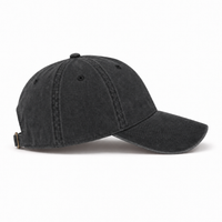 Flex Enzyme Washed Adjustable Baseball Cap thumbnail 11 black right