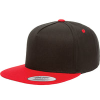 YP Classics Five-Panel Cotton Twill Snapback Cap thumbnail 3