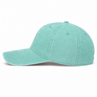 Flex Enzyme Washed Adjustable Baseball Cap thumbnail 65 seafoam light green left