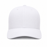 Cool & Dry Mini Piqué Mid Pro Cap with Comfort Stretch Sweatband thumbnail 26 solid white front