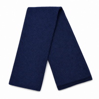 Premium Acrylic Knit Scarf in Black and Navy thumbnail 11 navy front