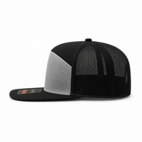 R168 Trucker Hat with Breathable Mesh and Adjustable Fit thumbnail 3 army left