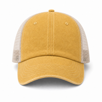 Flex Enzyme Trucker Cap with Metal Buckle Strap thumbnail 23 gold front